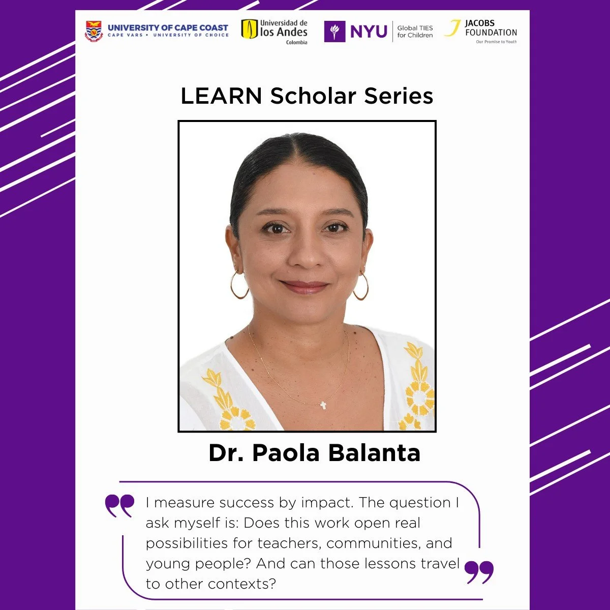 Launching a new LEARN blog series: Get to Know a LEARN Scholar