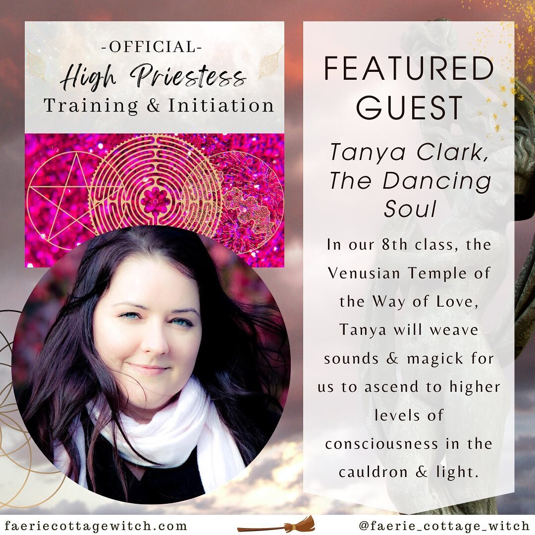 Tomorrow is the FINAL day to enroll in High Priestess Training &amp; Initiation 🌹🌑 PS extra bonus- my priestess sister Tanya from @thedancingsoul will be weaving her pure sound healing magick for us ❤️❤️❤️ Can&rsquo;t wait for this!! There will be 