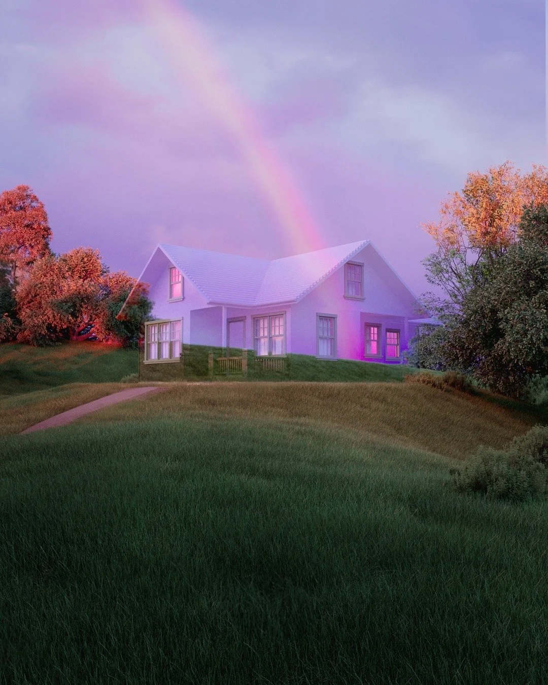 If Bob Ross painted houses 🖌️🌳