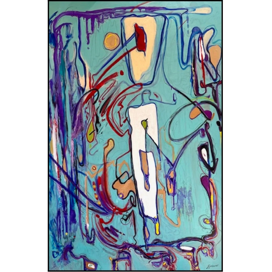 TWO OF INTEREST, 72 x 60, $25,000