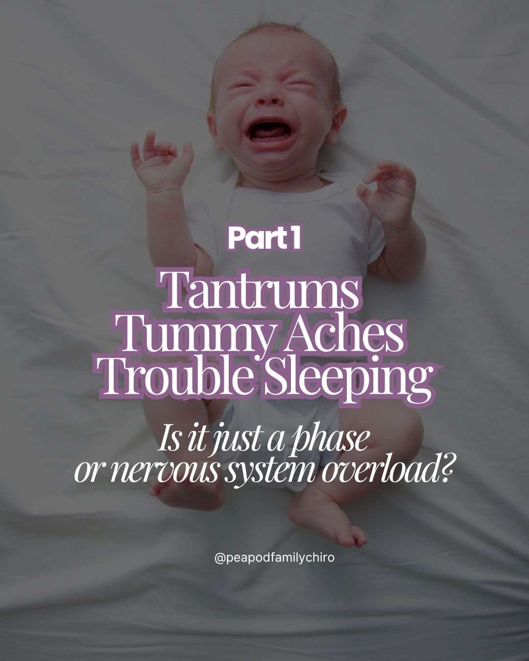 &ldquo;Just a phase.&rdquo;
&ldquo;Totally normal.&rdquo;
&ldquo;They&rsquo;ll grow out of it.&rdquo;

👀 We hear this all the time from well-meaning friends, pediatricians, and even Google&hellip;
But tantrums, tummy aches, and sleep struggles might