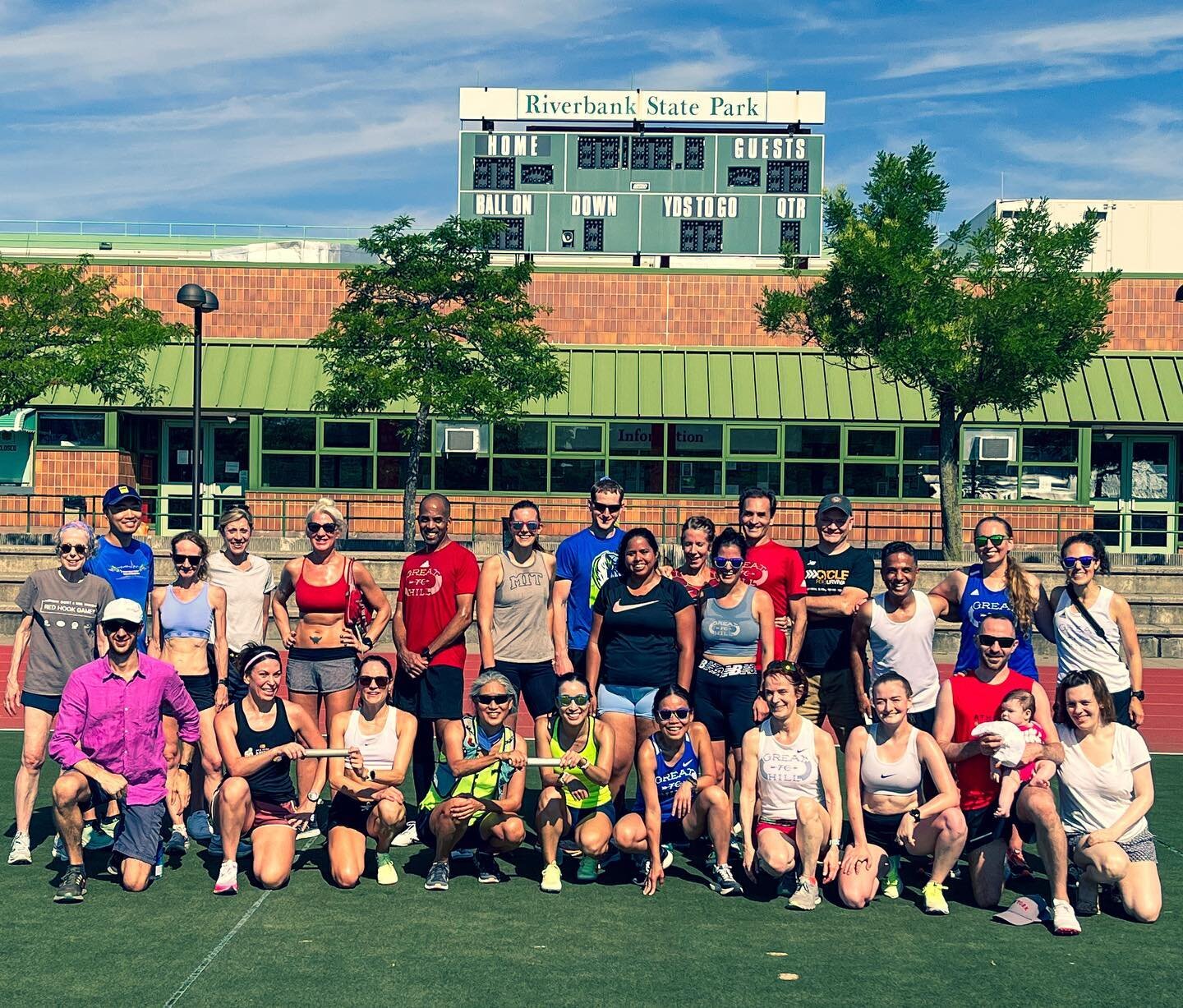 That feeling when you just smashed your 400m PR. Congrats to all who ran in the Great Hill Track Club Second Annual Track Meet!! 

#exhilarationofsharedachievement
#greathilltc #greathilltrackclub #marathontraining #runfast #runfar #runstrong #werunn