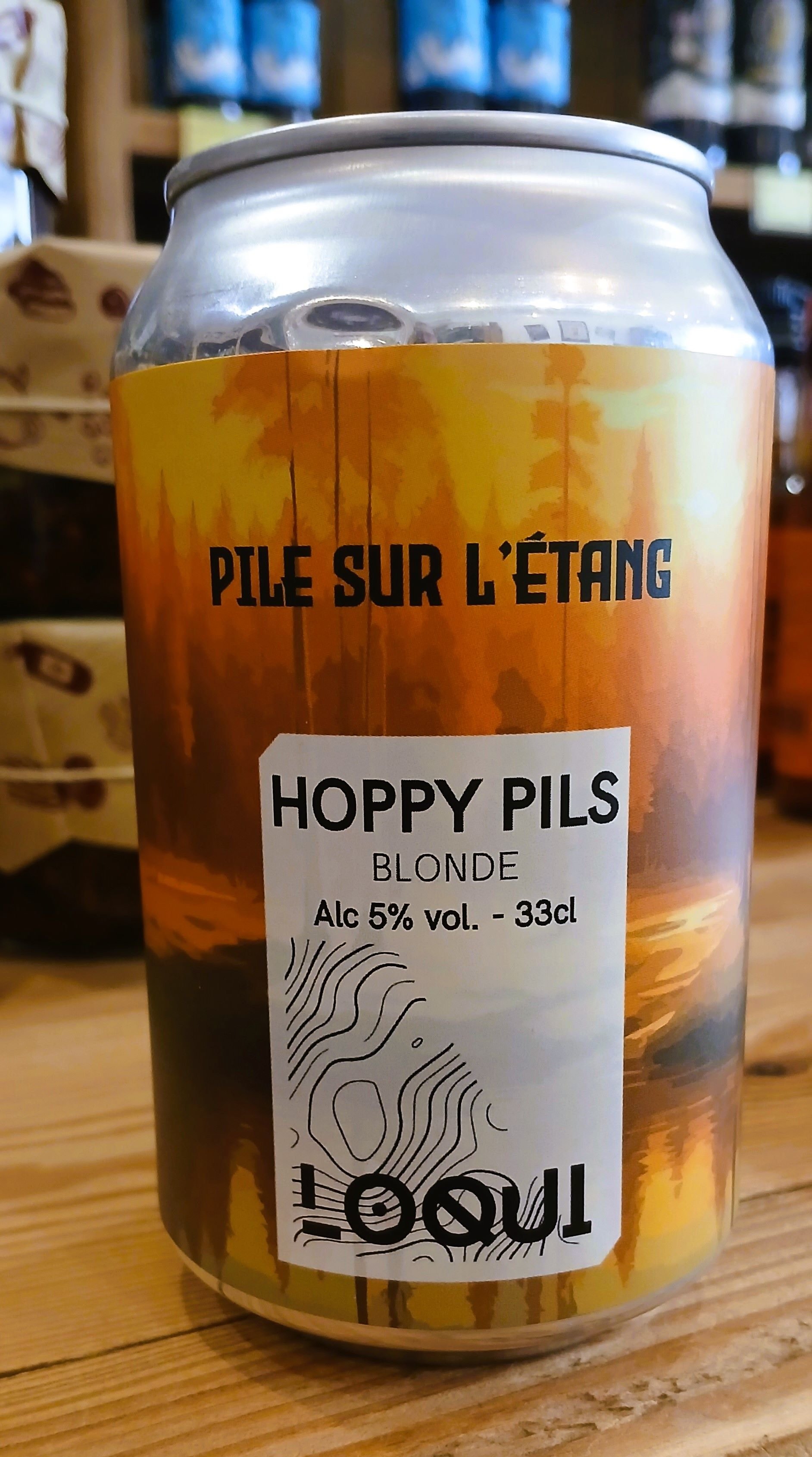 Pile sur l'étang - Pils - 33cl