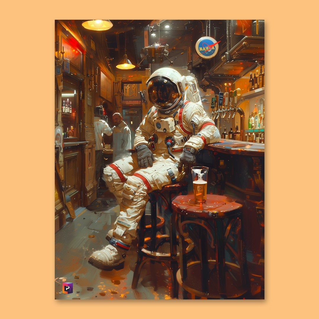 &quot;Barzeit&quot;
#Pixelwind #Design #Grafik #Kunst #Kreativit&auml;t #art #artoftheday #designer #creative #midjourney #astronaut