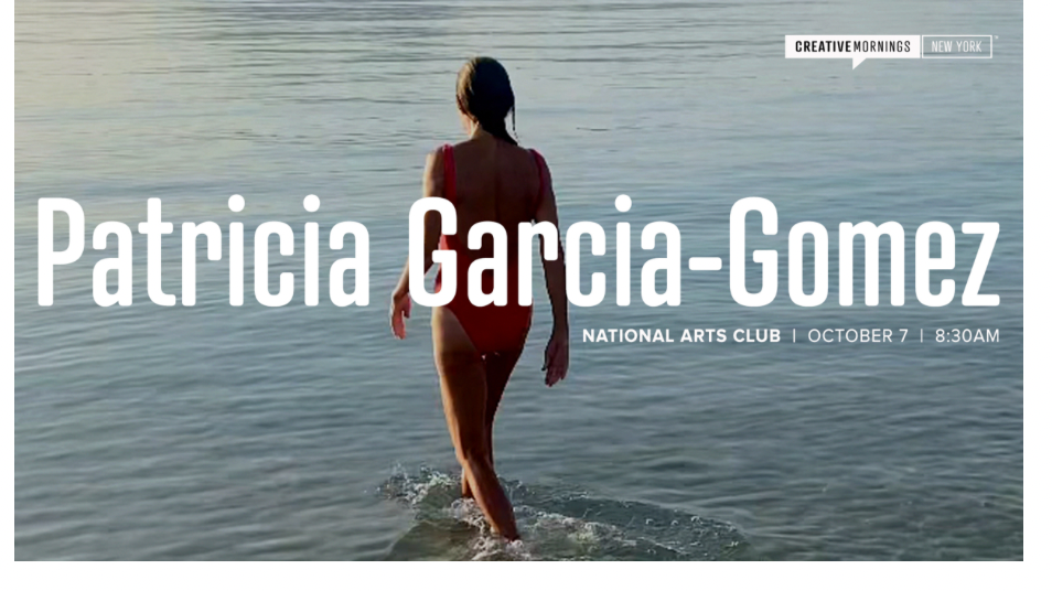 NYC based artist and RewildRestore founder, Patricia Garcia-Gomez speaks about water as an ethos, National Arts Club, NYC