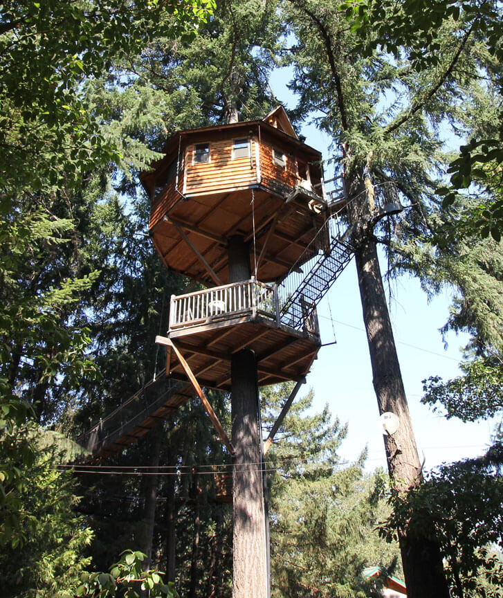 Out n' About Treehouse Treesort, Tree House Rentals, Oregon
