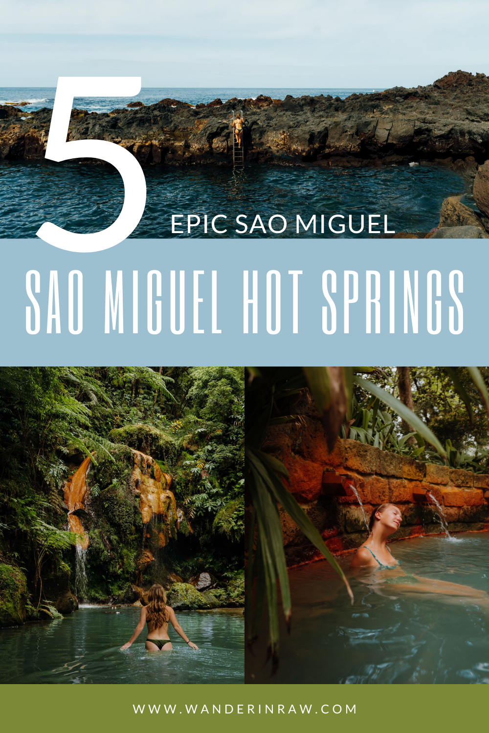 5 Epic Azores Hot Springs on São Miguel.