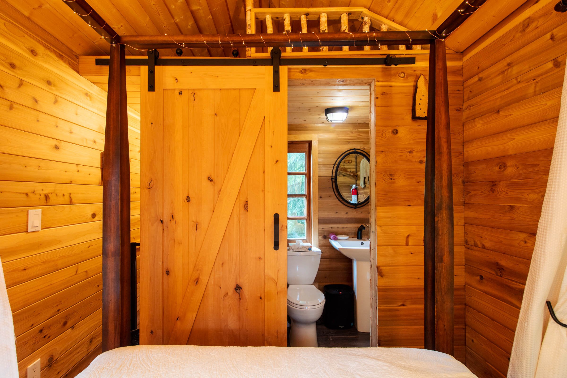 Bedroom at Tree House Place at Deer Ridge