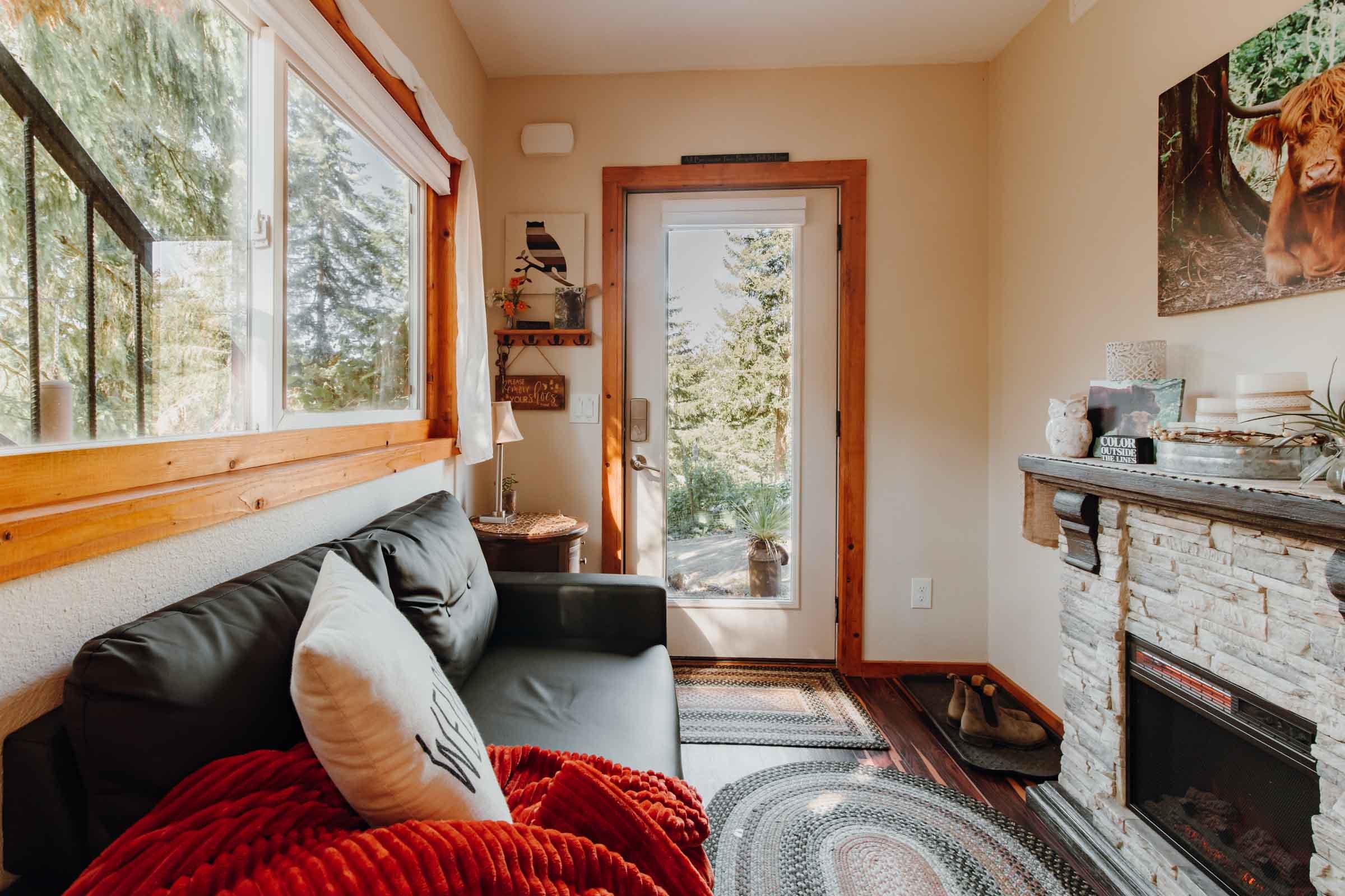 Shipping Container Home Living Room