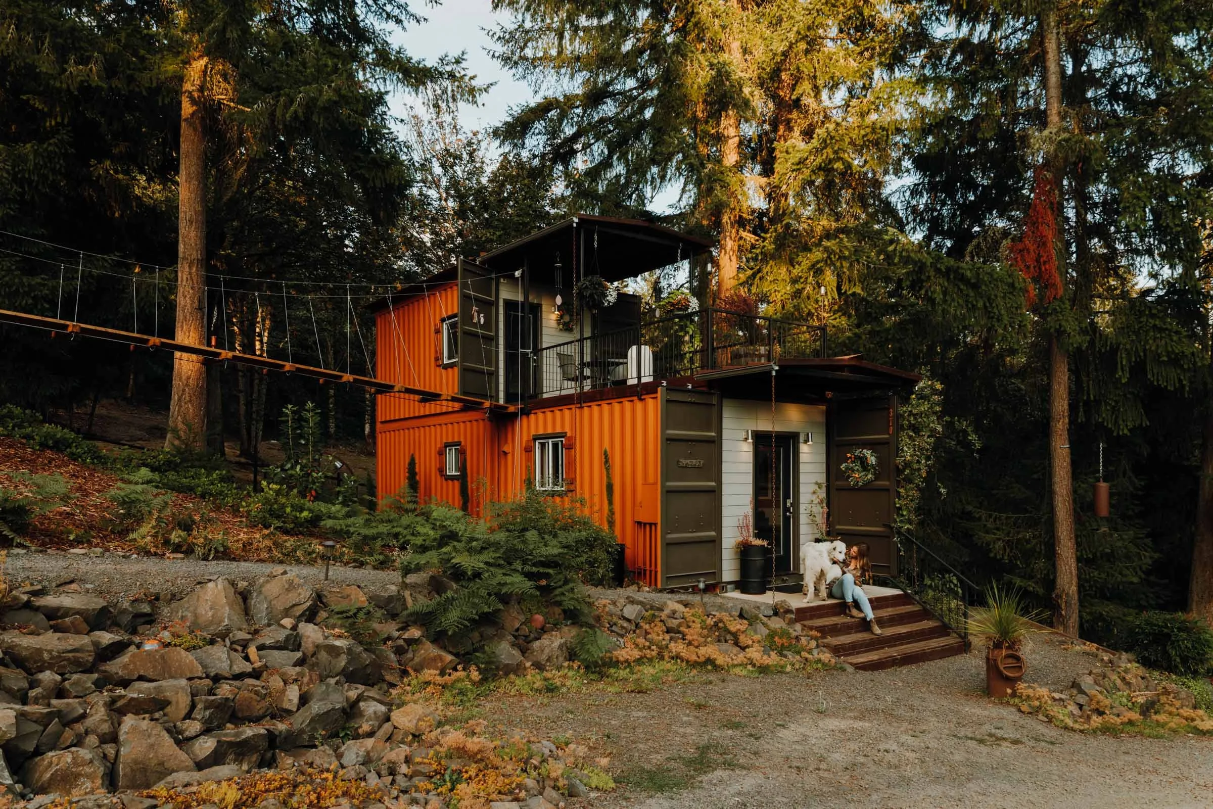 Unique Stay: A Container Home with Highland Cows, Chickens, and More!