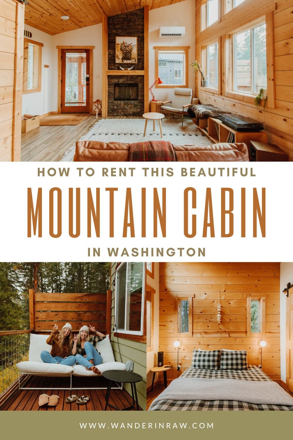 How to rent this instagrammable Mountain Cabin Airbnb in Washington