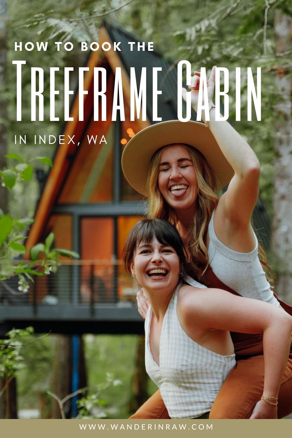 Unique Stay: The Treeframe Cabin is a Washington Tree House Rental You Won't Forget!