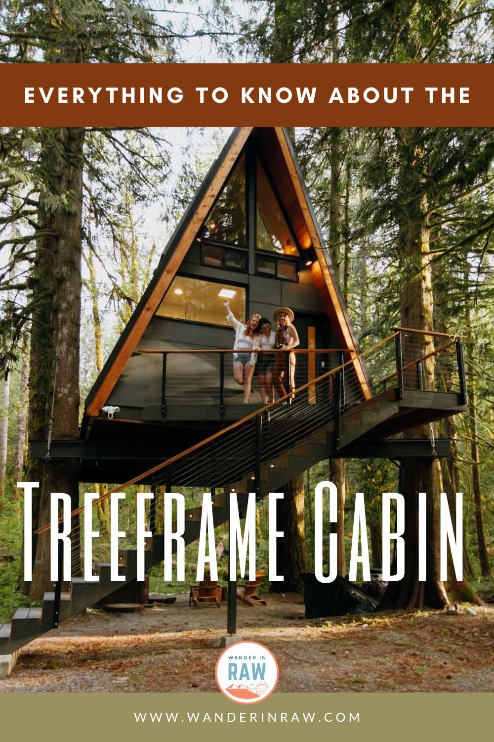 Unique Stay: The Treeframe Cabin is a Washington Tree House Rental You Won't Forget!