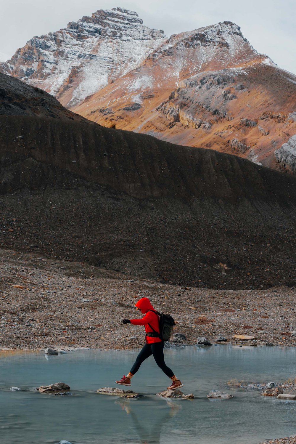 Columbia Icefield, Athabasca Glacier, Icefields Parkway