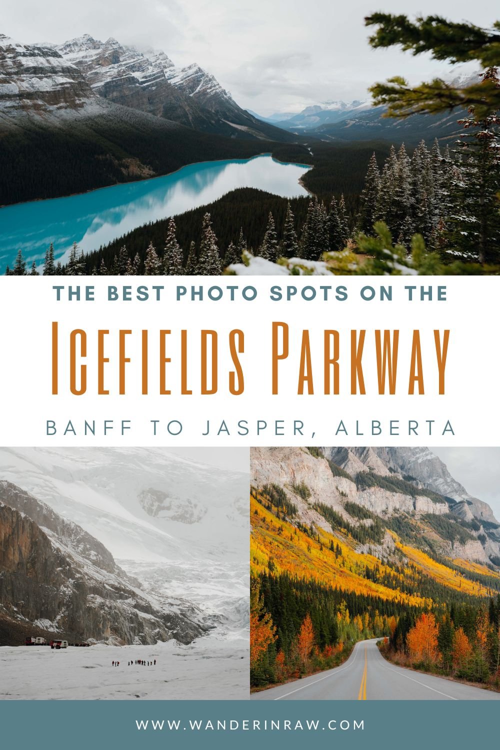The Best Photo Spots on the Icefields Parkway
