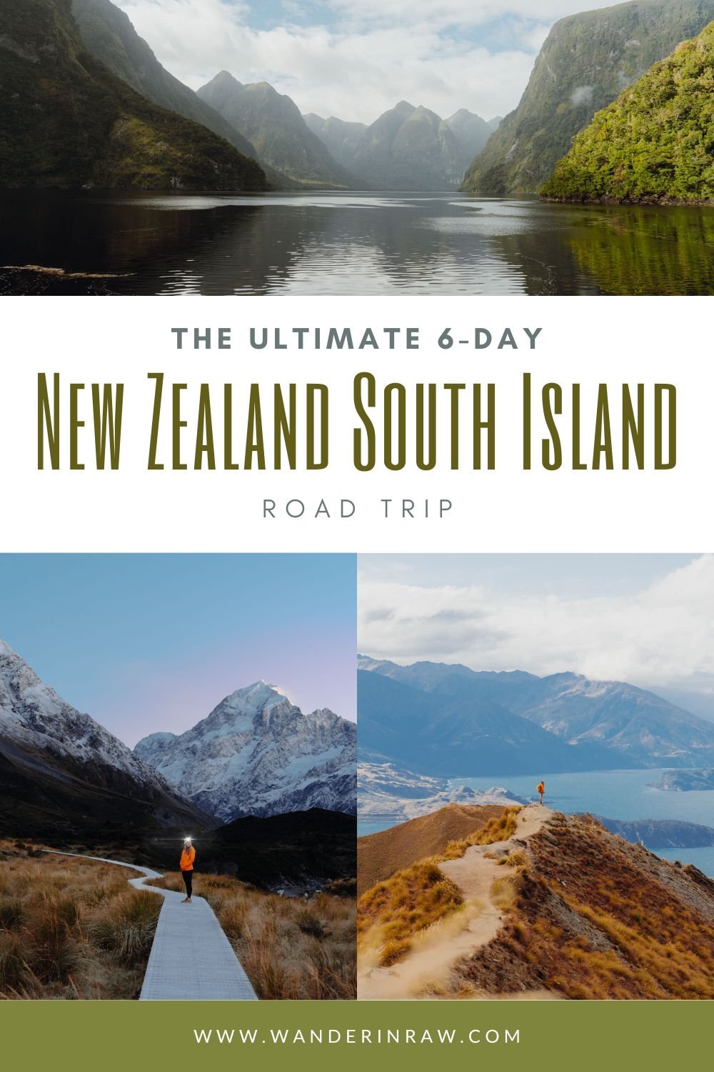 6-Day New Zealand South Island Itinerary