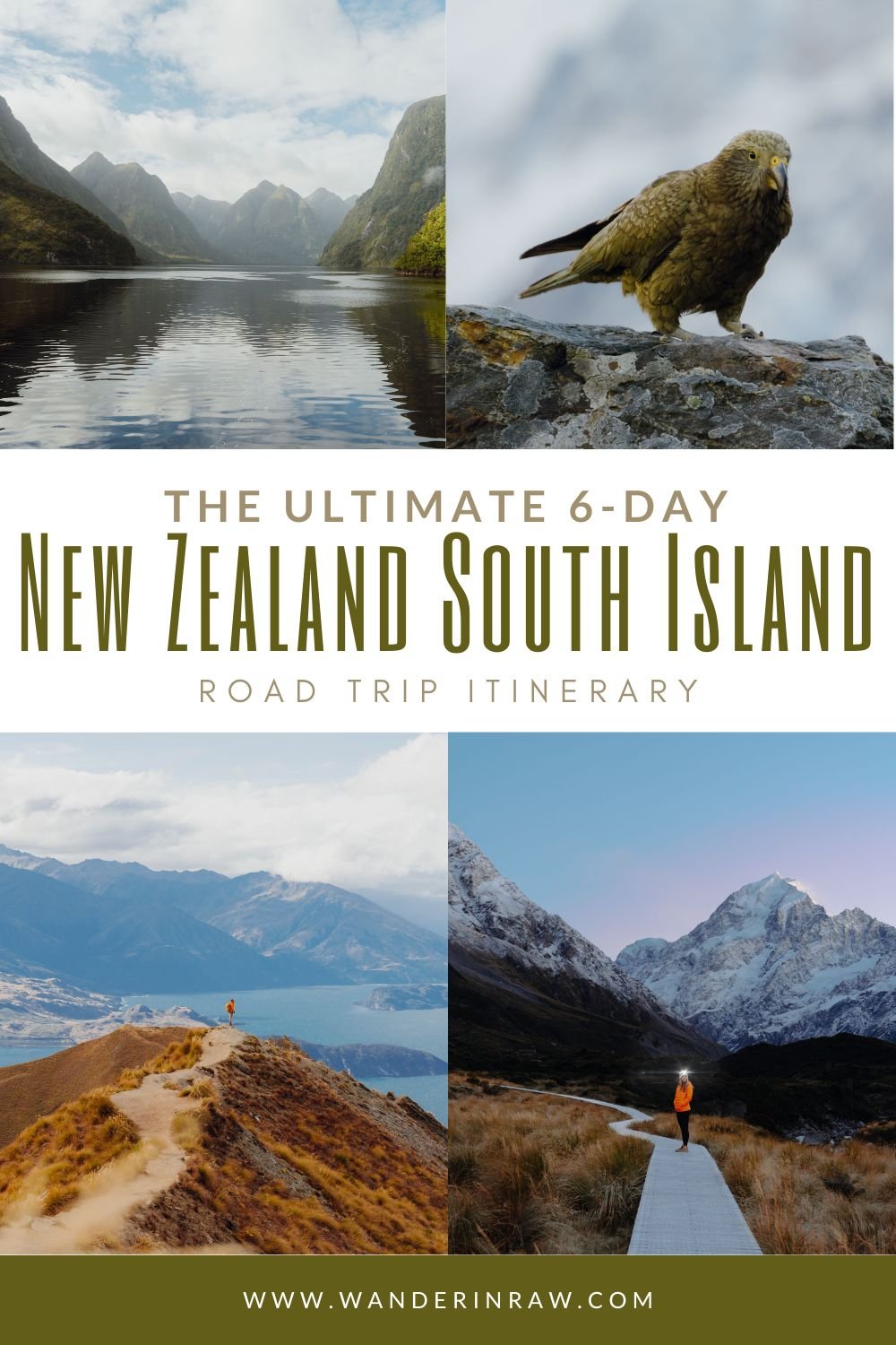 The Ultimate 6-Day New Zealand South Island Itinerary