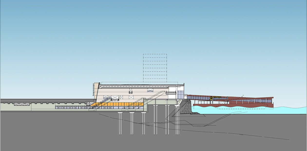 3D model of the HKIA SkyPier Ferry Terminal