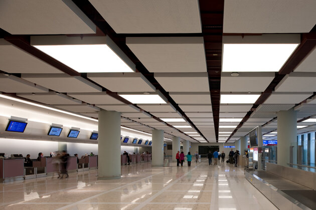 Photo of the interior of the HKIA SkyPier Ferry Terminal