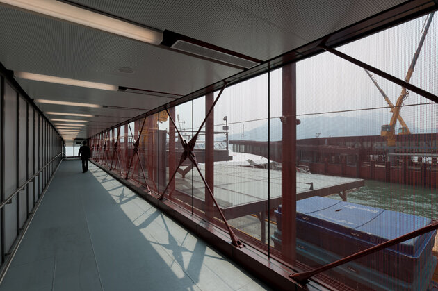 Photo of the interior of the HKIA SkyPier Ferry Terminal