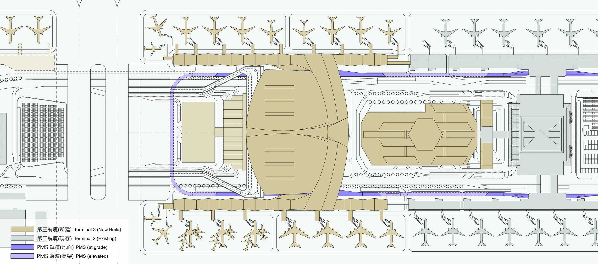 Site plan of T3 at TPE