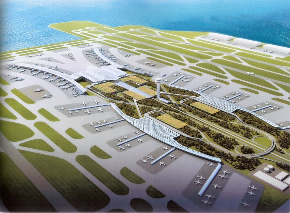 Rendering of the New Manila International Airport