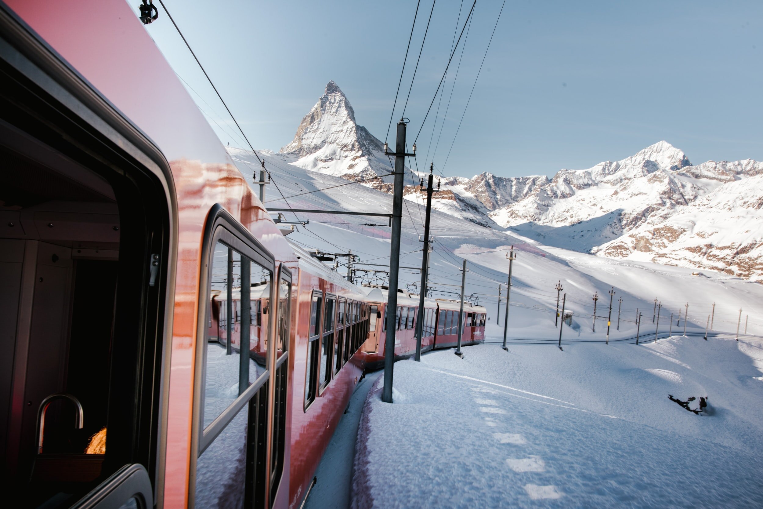 Glacier Express train, Zermatt