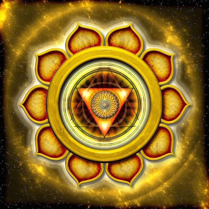 12931904 - the solar plexus chakra