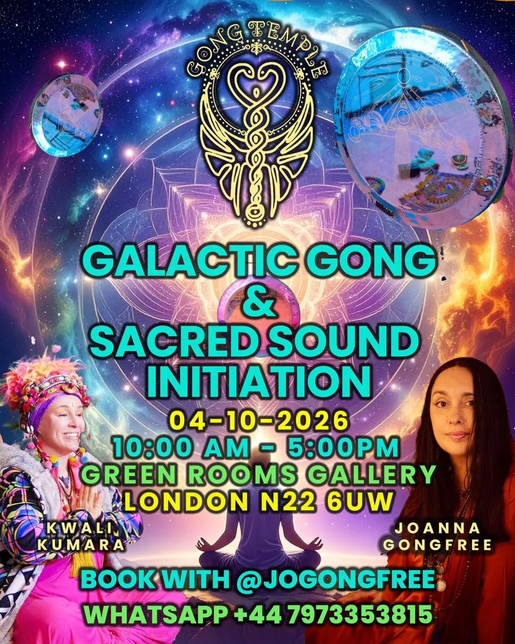 Upcoming: Galactic Gong & Sacred Sound Initiation October