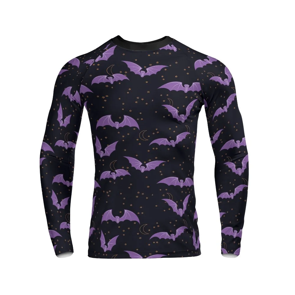 Foot Bats Long Sleeve Rash Guard