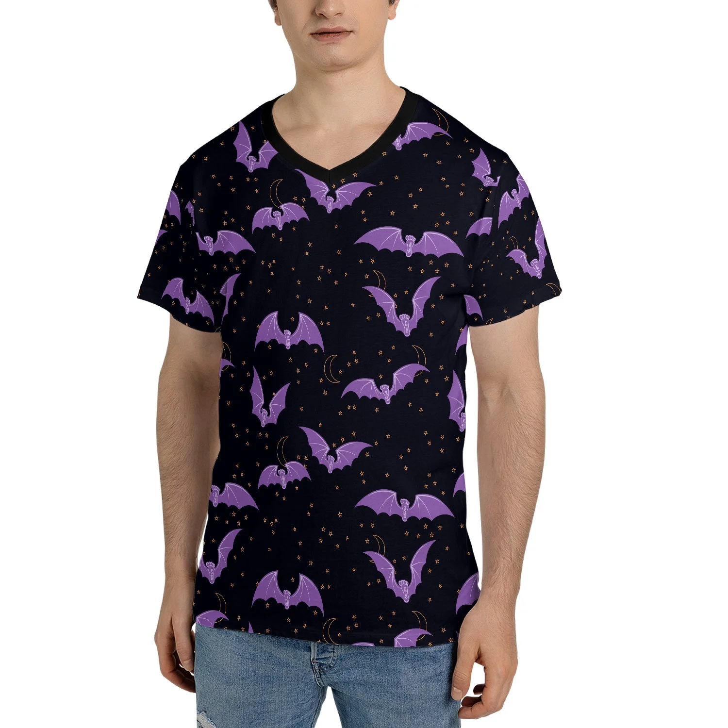 Foot Bats V-neck Tee