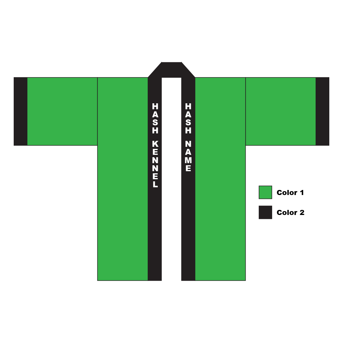 Solid Color Happi Coat