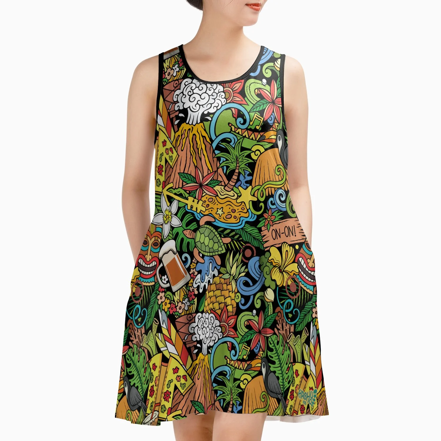 Hashy Hab Hawaiian Dress
