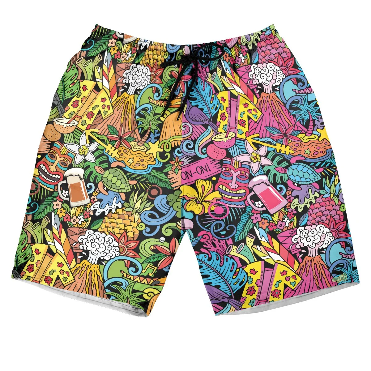 Hashy Half-and-Half Hawaiian Shorts