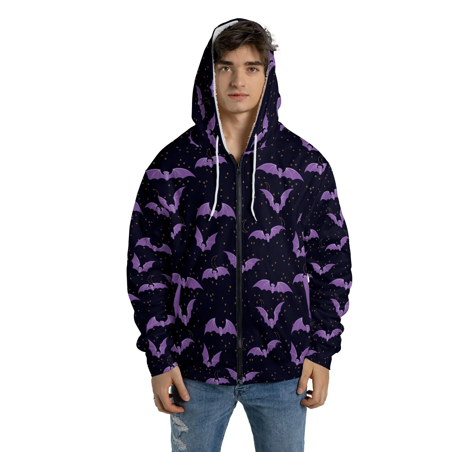 Foot Bats Fleece Hoodie