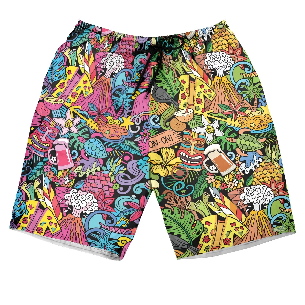 Hashy Half-n-Half Hawaiian Shorts