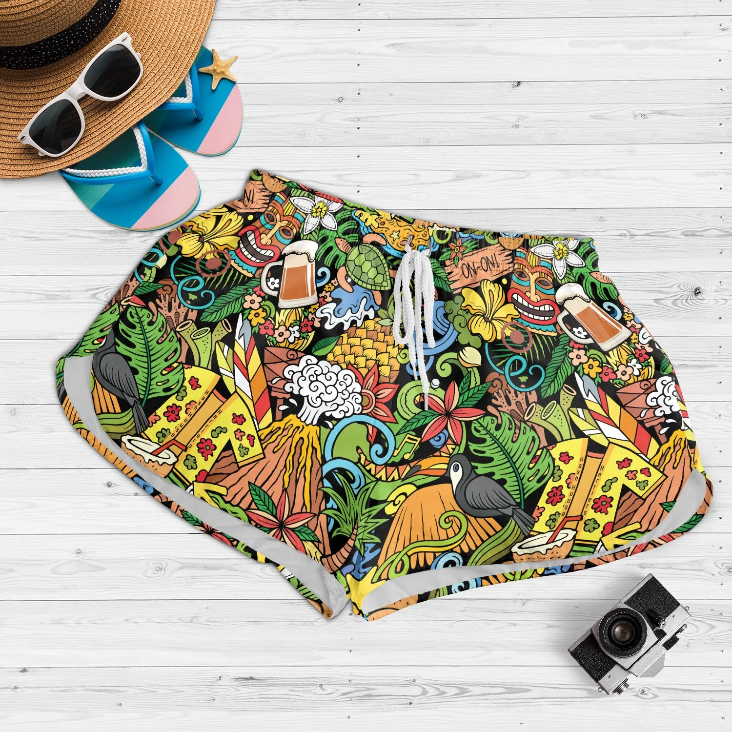 Hashy Hawaiian Women's Board Shorts