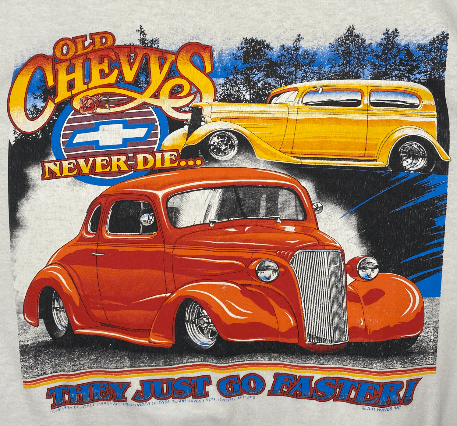 1990's Old Chevys Never Die T-Shirt — Alley Cat Vintage