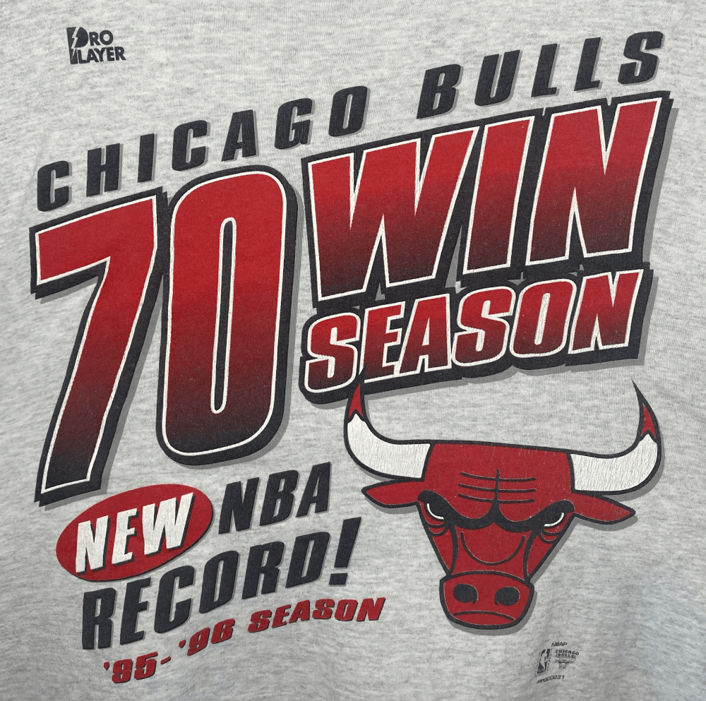 1996 Chicago Bulls 70 Win Season T-Shirt — Alley Cat Vintage