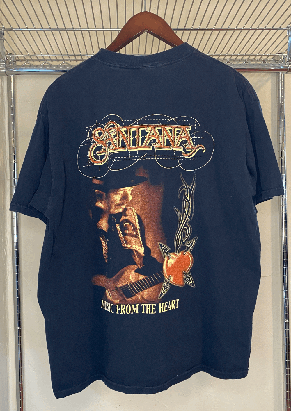 1990's Santana Tour T-Shirt — Alley Cat Vintage