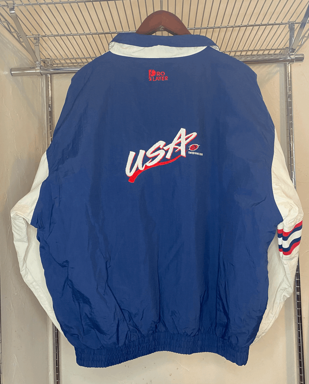 1995 USA Olympics Basketball Windbreaker — Alley Cat Vintage