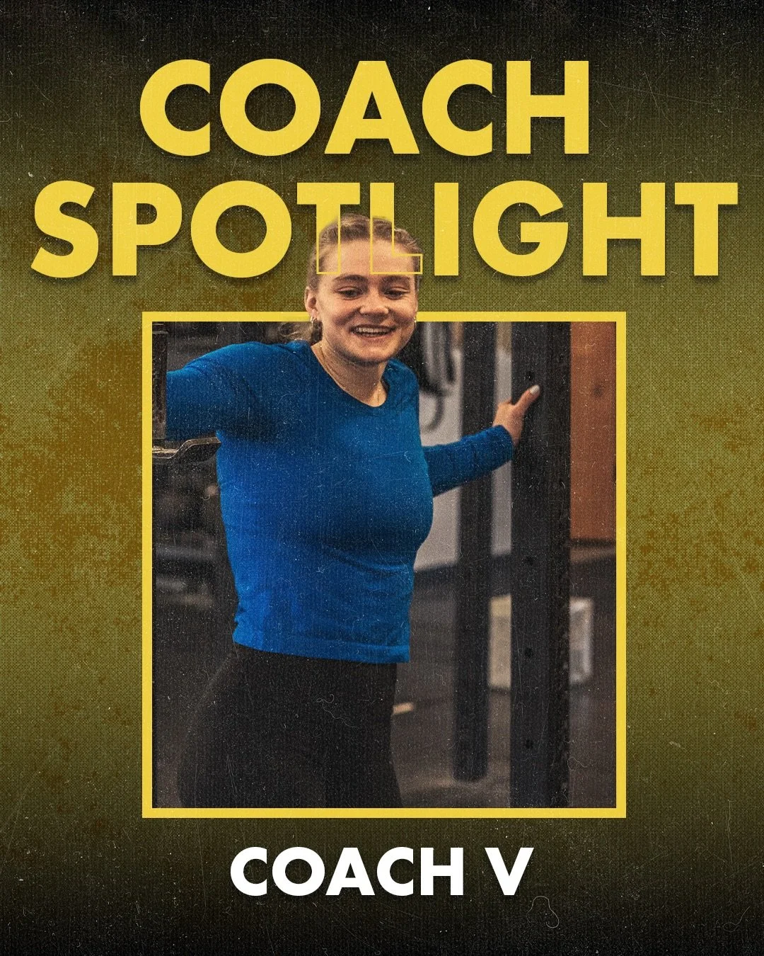 COACH SPOTLIGHT: V

V coaches both Strength &amp; Conditioning and Haus Fit, bringing energy, positivity, and encouragement to every class she leads.

She has a unique ability to challenge our members while helping them build confidence along the way