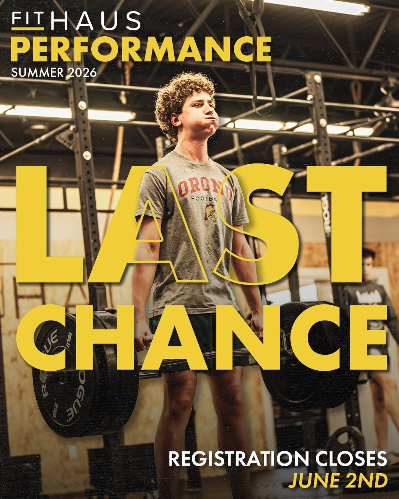 Summer Performance is almost full. 🔥

Our 1:00 PM Performance class has only a handful of spots remaining. If you&rsquo;re planning to train with us, register now to secure your spot before registration closes on June 2nd.

Because of the demand, we