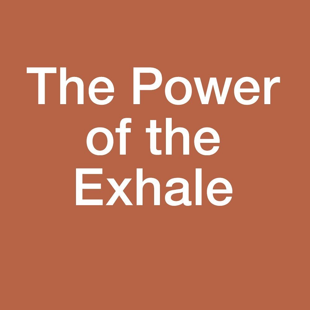 Picture when someone is startled &ndash; they often take a sharp inhale or gasp. When someone is relieved, they take a &ldquo;sigh of relief.&rdquo; By focusing on your exhales, you are signaling to your body it can relax and feel safe. When looking 