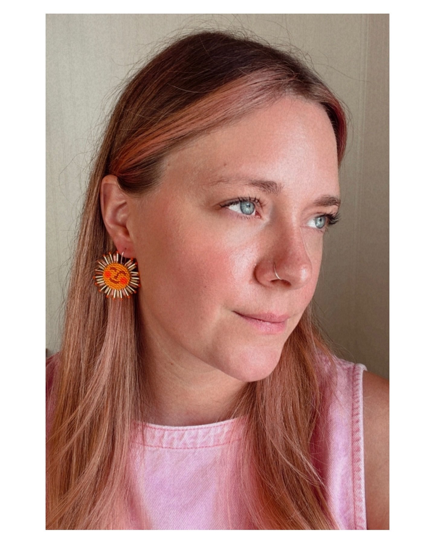 Sunshine headed your way 🌞 I&rsquo;m doing a shop update next week with the leftover earrings from my pop-up that are ready-to-ship. I will also have all designs available made-to-order in case you missed the pair you wanted! See you 4/29 at noon AK