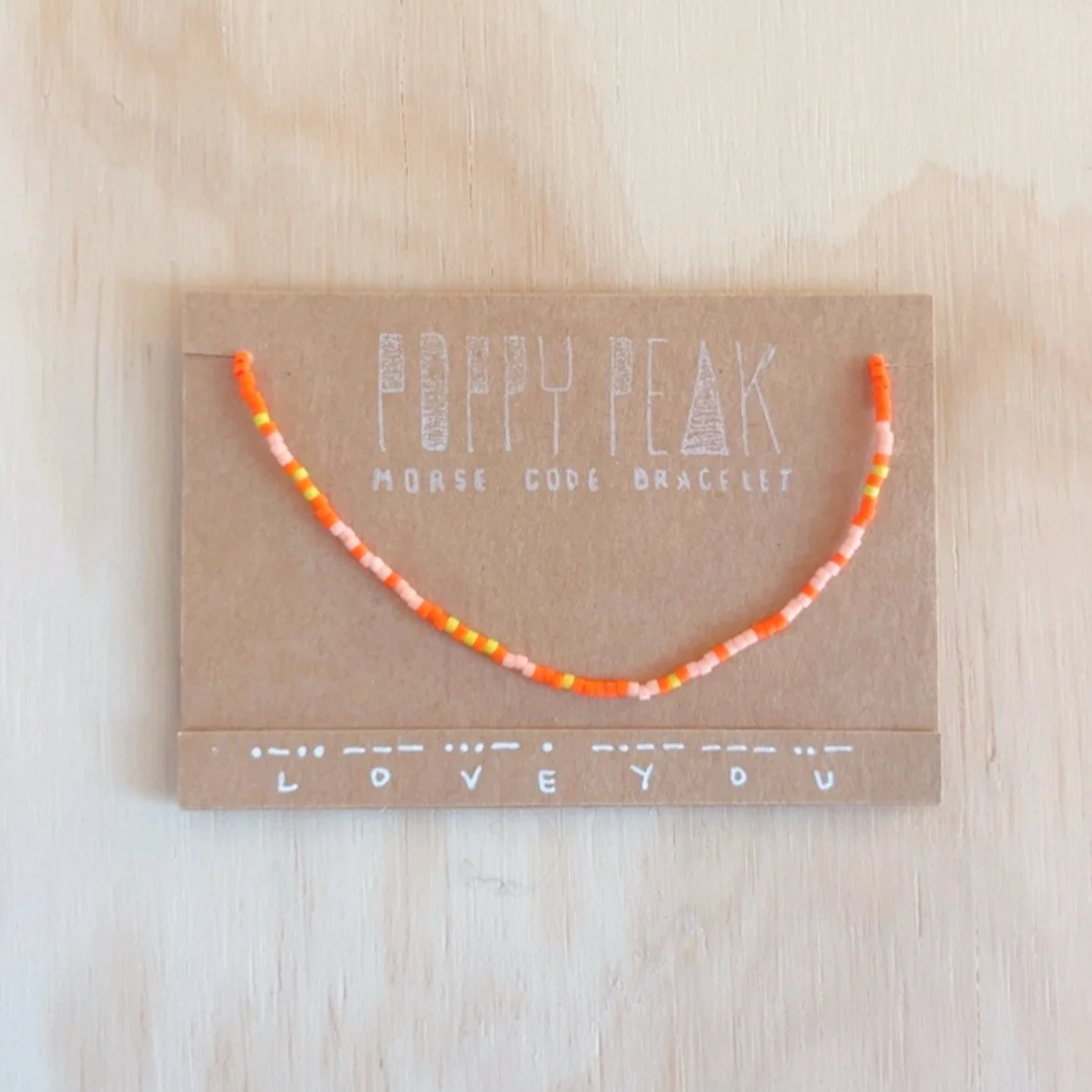 Morse Code Bracelet – LOVE YOU #4