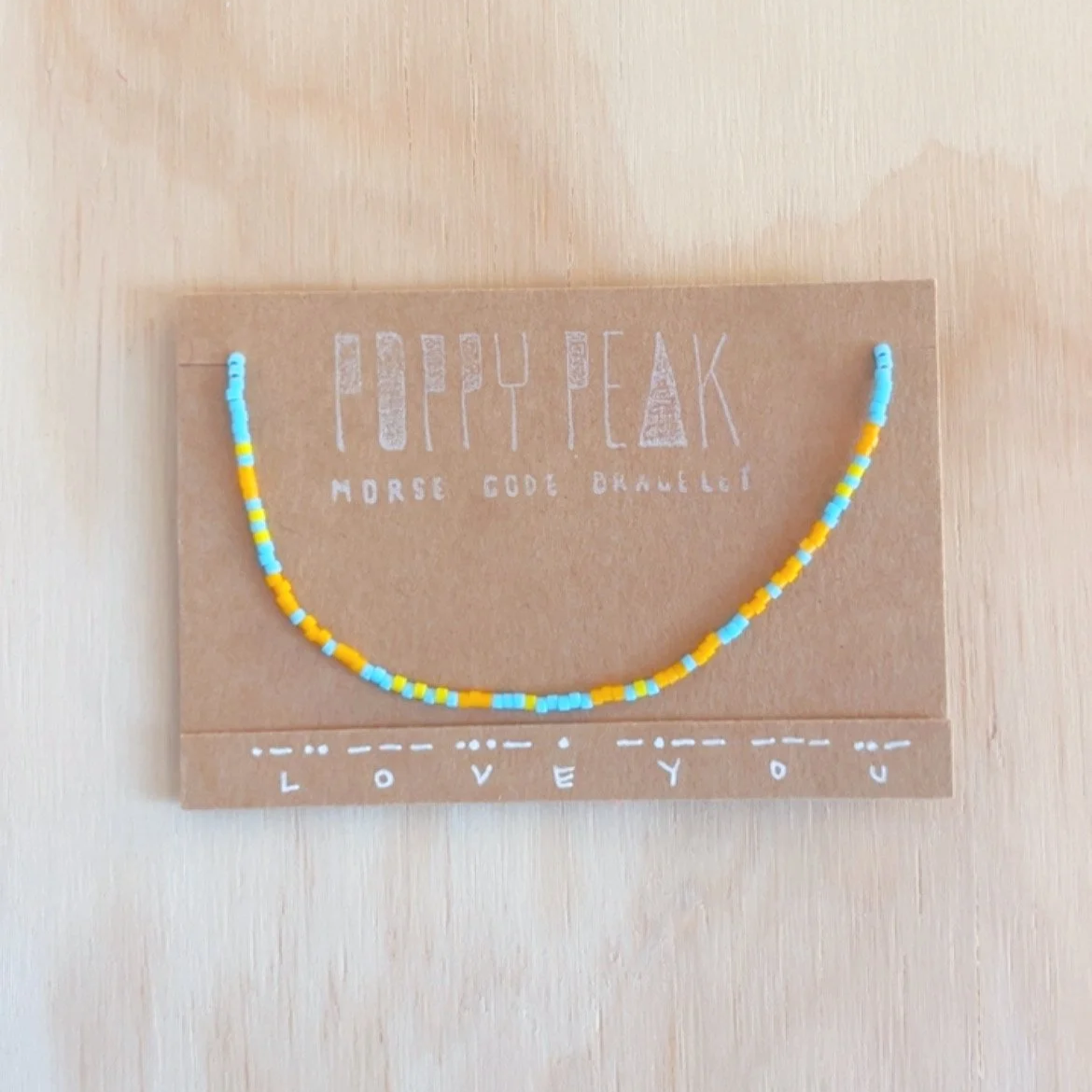 Morse Code Bracelet – LOVE YOU #9