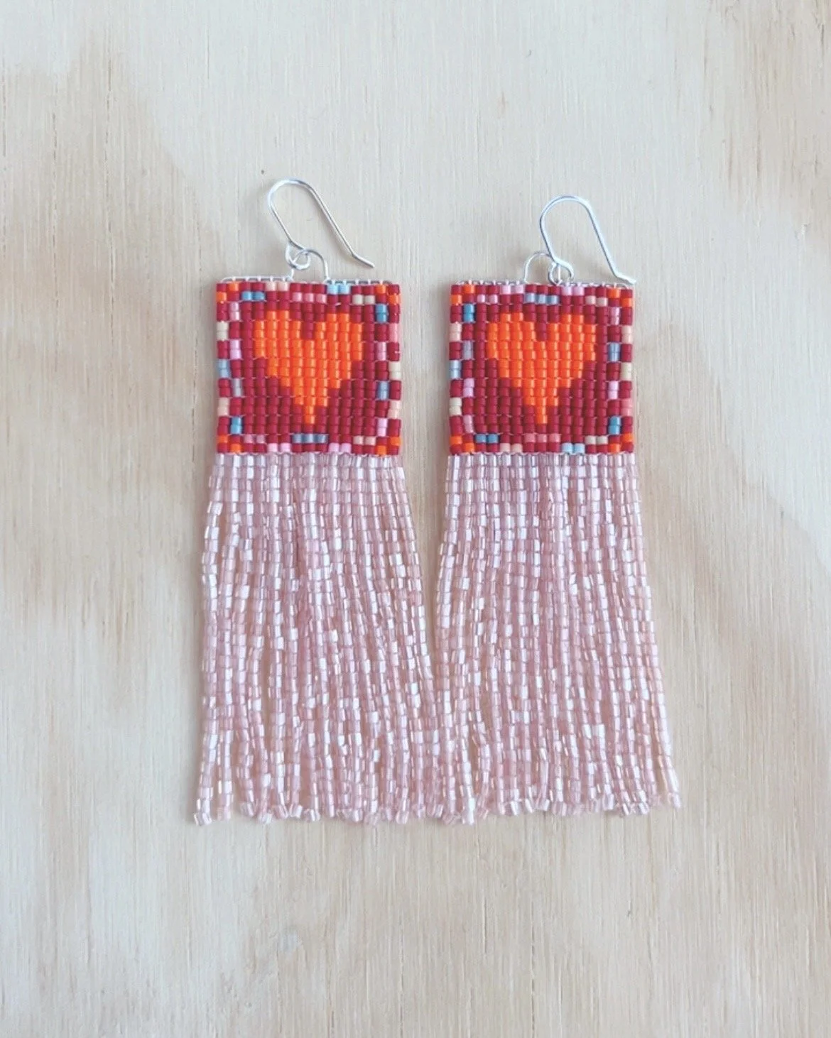 MADE-TO-ORDER – XL Love Danglers – Maroon