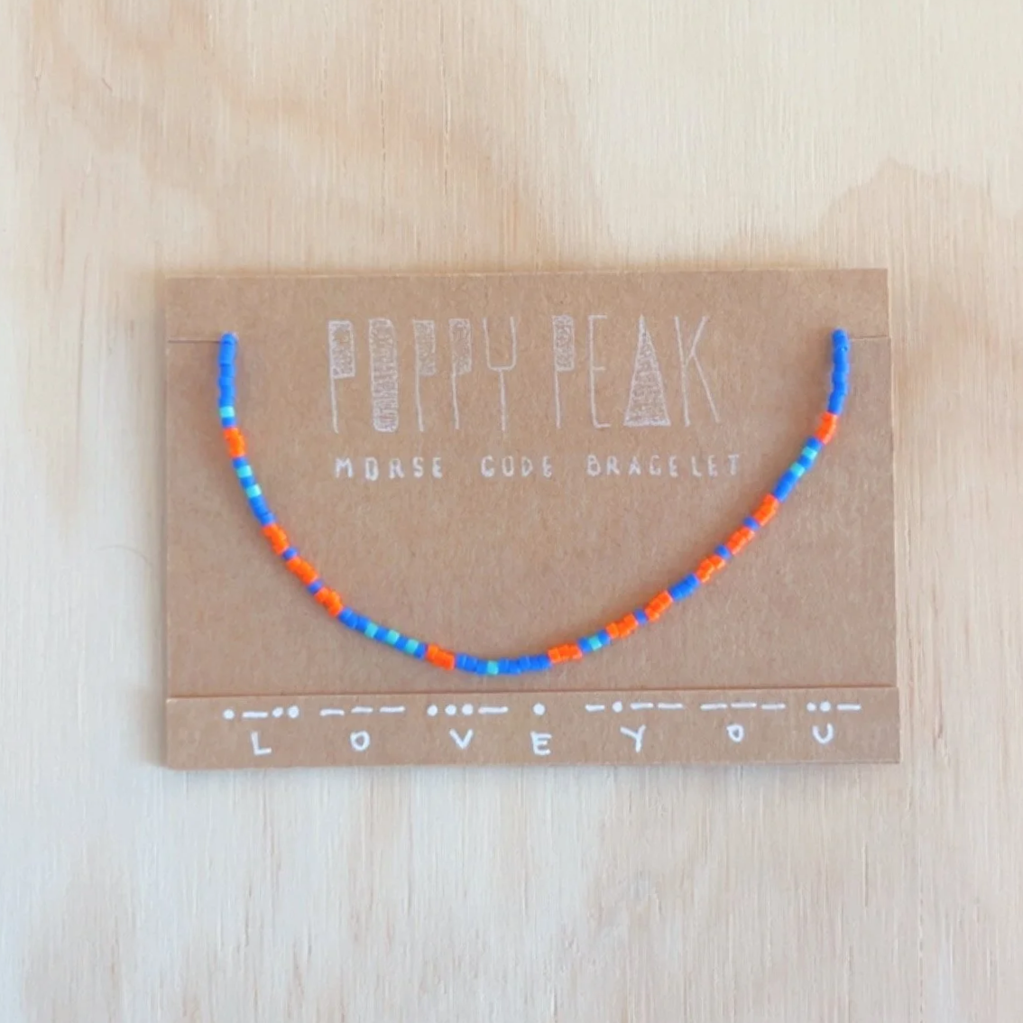 Morse Code Bracelet – LOVE YOU #6