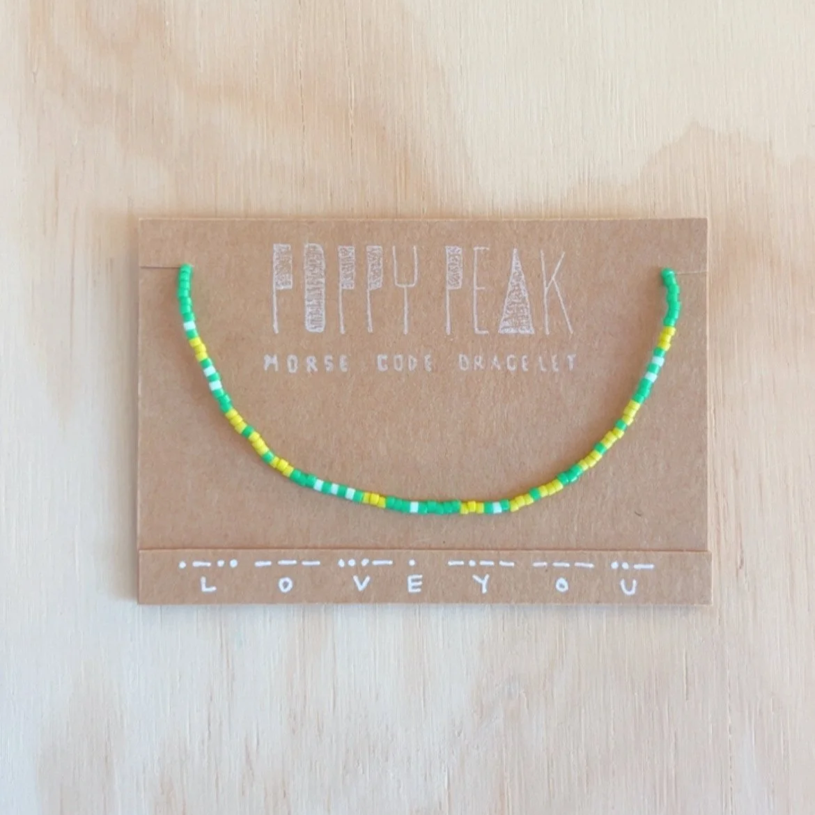 Morse Code Bracelet – LOVE YOU #2